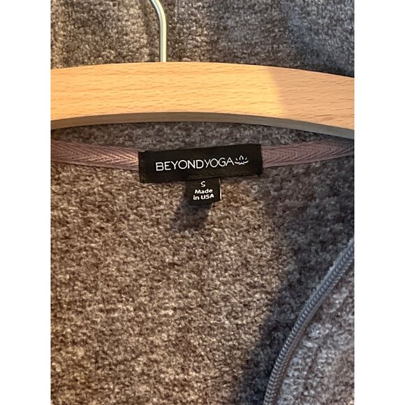 Beyond Yoga Womens Half-Zip Fleece Pullover Jacket S Gray - Picture 3 of 8